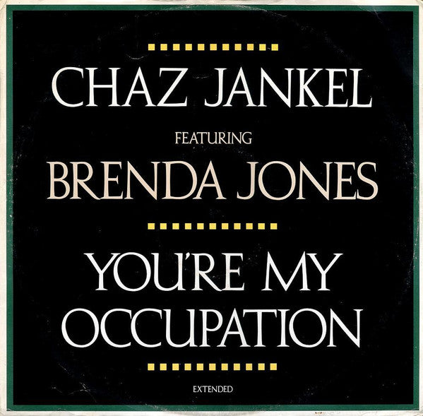 Chas Jankel, Brenda Jones – You're My Occupation (12", UK - 1986)