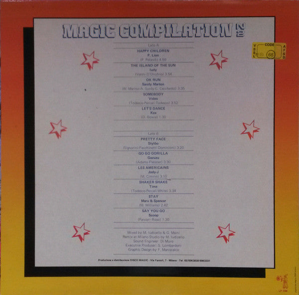 Various – Magic Compilation N. 2 (LP, Compilation, Italy - 1984)