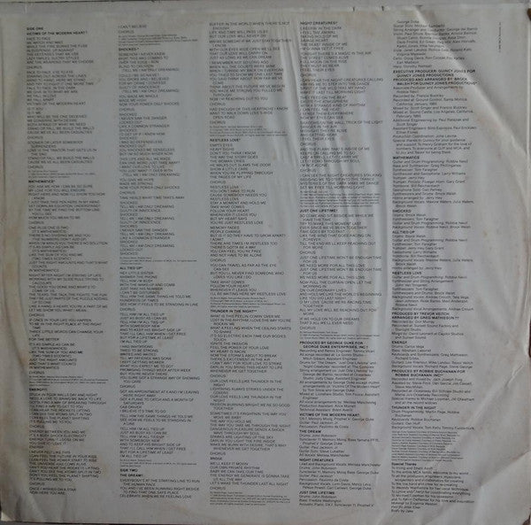 Melissa Manchester – Mathematics (LP, Album, US - 1985)