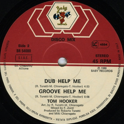 Tom Hooker – Help Me (12", Italy - 1986)