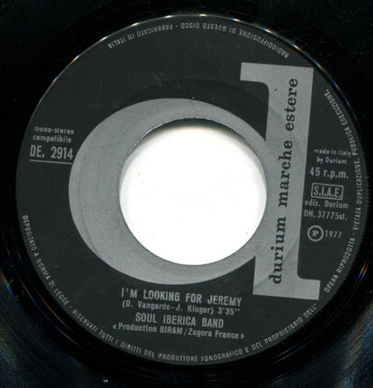 Soul Iberica Band – Baby Sitter (7", Italy - 1977)