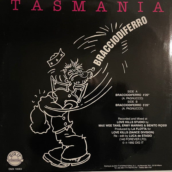 Tasmania – Braccio Di Ferro (12", Italy - 1992)