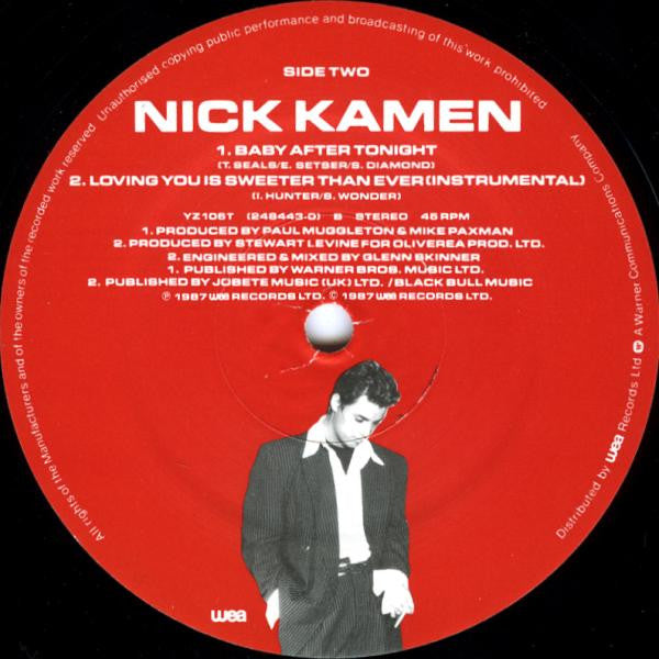 Nick Kamen – Loving You Is Sweeter Than Ever (12", UK - 1987)