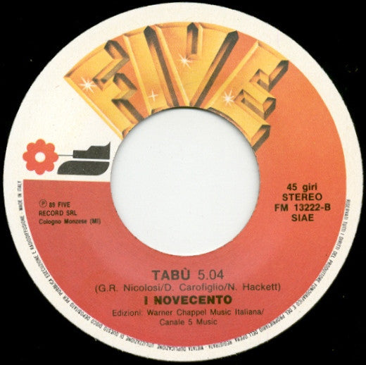 Novecento – Darei (7", Italy - 1989)