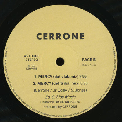 Cerrone – Mercy (12", France - 1995)