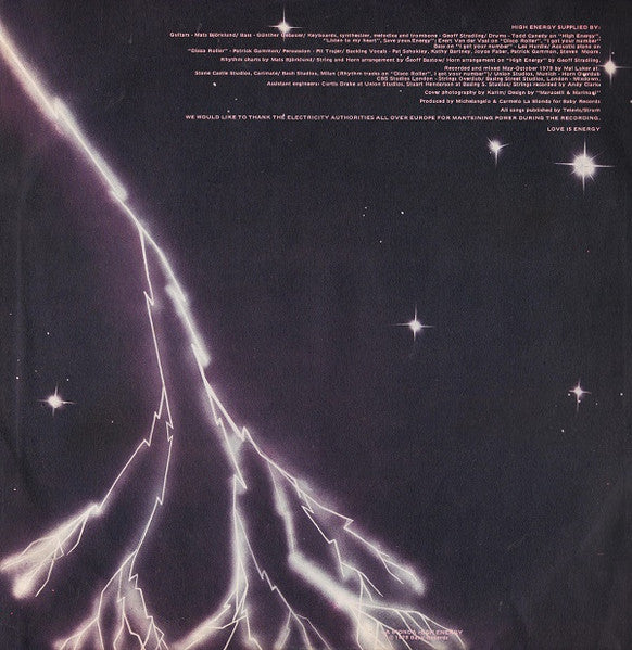 La Bionda – High Energy (LP, Album, Italy - 1979)