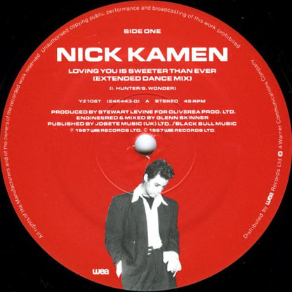 Nick Kamen – Loving You Is Sweeter Than Ever (12", UK - 1987)