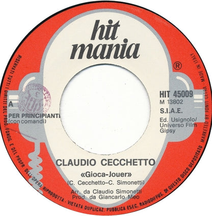 Claudio Cecchetto – Gioca-Jouer (7", Italy - 1981)