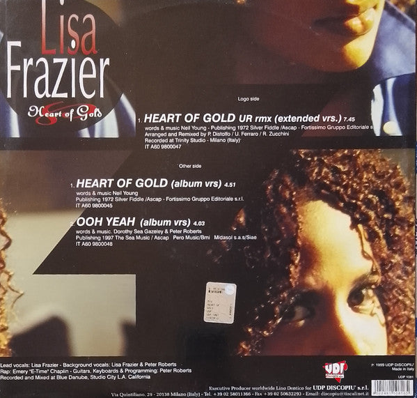 Lisa Frazier – Heart Of Gold (12", Italy - 1998)