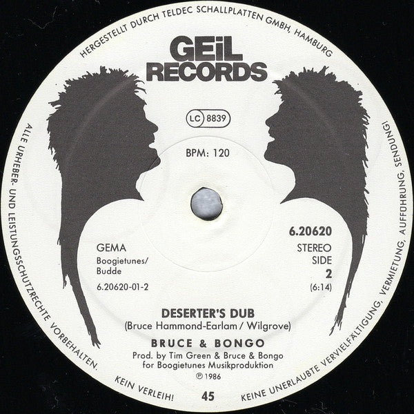 Bruce & Bongo – French Foreign Legion (12", Germany - 1986)