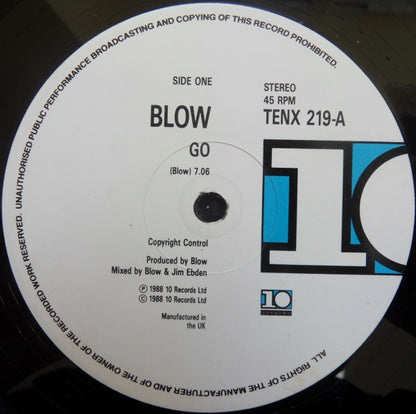 Blow – Go (12", UK - 1988)