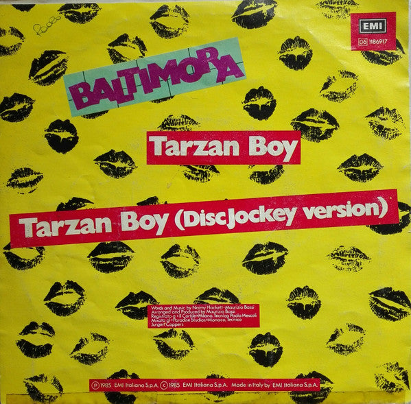 Baltimora – Tarzan Boy (7", Italy - 1985)