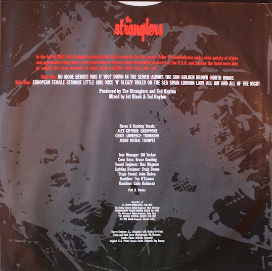 The Stranglers – All Live And All Of The Night (LP, Album, Europe - 1988)