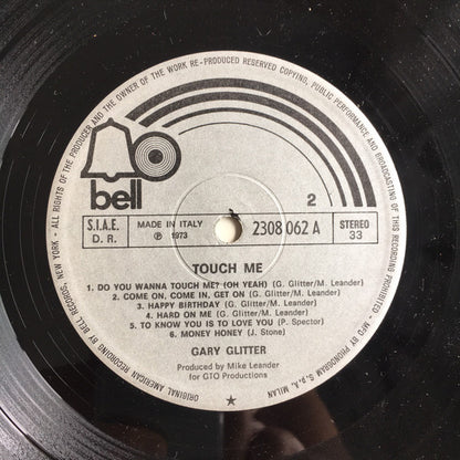 Gary Glitter – Touch Me (LP, Album, Italy - 1973)