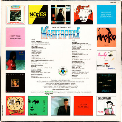 Various – Masterpiece (LP, Compilation, Italy - 1984)