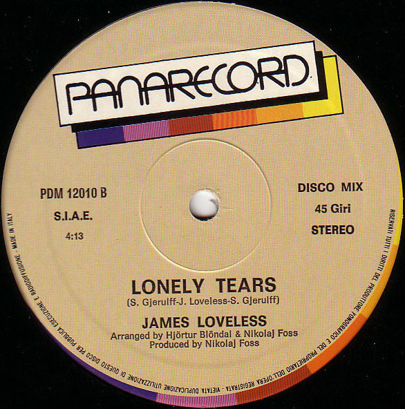 James Loveless – Say You Love Me Do (12", Italy - 1987)