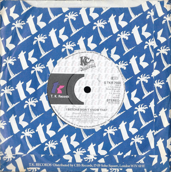 KC & The Sunshine Band – Please Don't Go (7", UK - 1979)