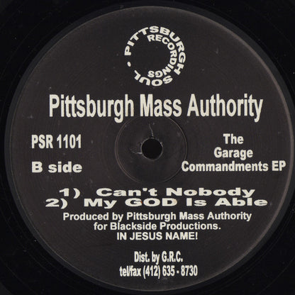 Pittsburgh Mass Authority – The Garage Commandments EP (12", US - 1997)