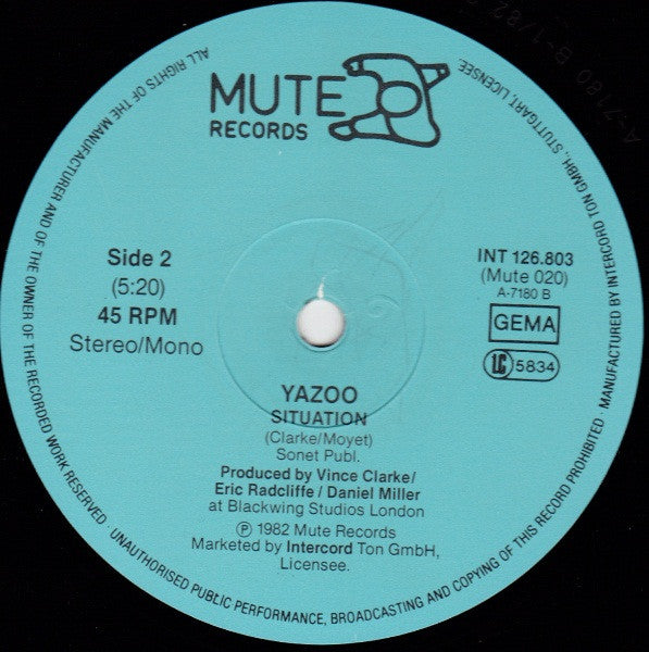 Yazoo – Only You (12", Germany - 1982)
