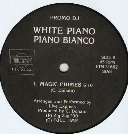 White Piano, Piano Bianco – Song For Guy (12", Italy - 1990)