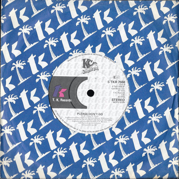 KC & The Sunshine Band – Please Don't Go (7", UK - 1979)