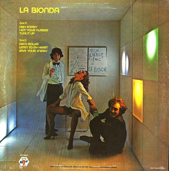 La Bionda – High Energy (LP, Album, Italy - 1979)