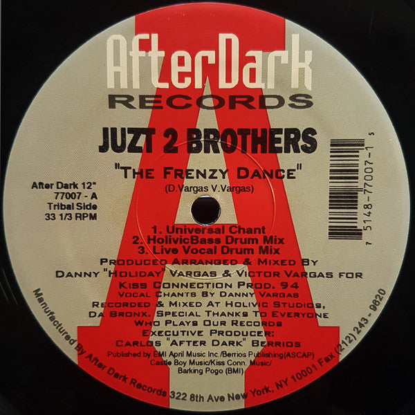Juzt 2 Brothers – The Frenzy Dance (12", US - 1994)