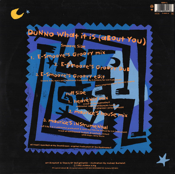 The Beatmasters, Elaine Vassell – Dunno What It Is (About You) (12", UK - 1992)