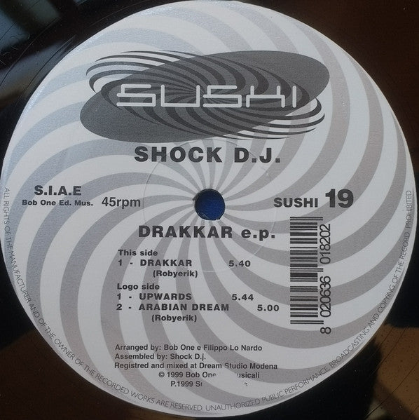 Shock D.J. – Drakkar E.P. (12", Italy - 1999)