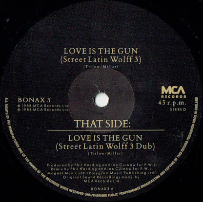 Blue Mercedes – Love Is The Gun (Street Latin Wolff 3 Mix) (12", UK - 1988)