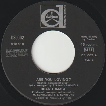 Brand Image – Are You Loving? (7", Italy - 1983)