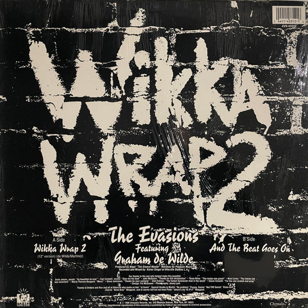 The Evasions, Graham De Wilde – Wikka Wrap 2 / And The Beat Goes On (12", US - 1988)
