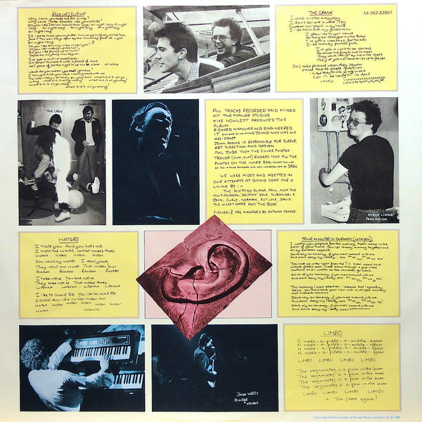 Fischer-Z – Going Deaf For A Living (LP, Album, Netherlands - 1980)