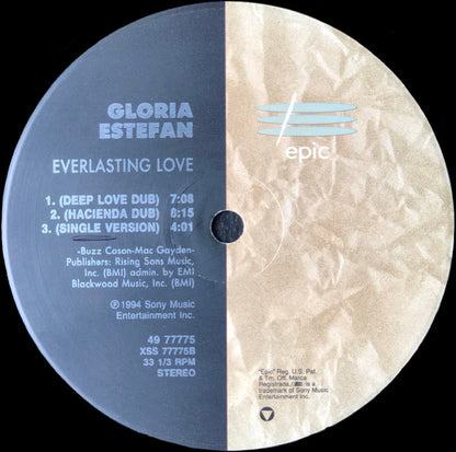 Gloria Estefan – Everlasting Love (12", US - 1995)