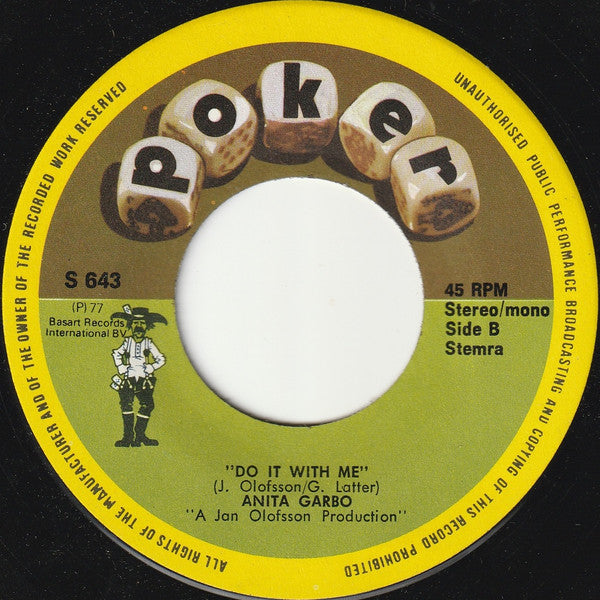 Anita Garbo – Miracles (7", Benelux - 1977)