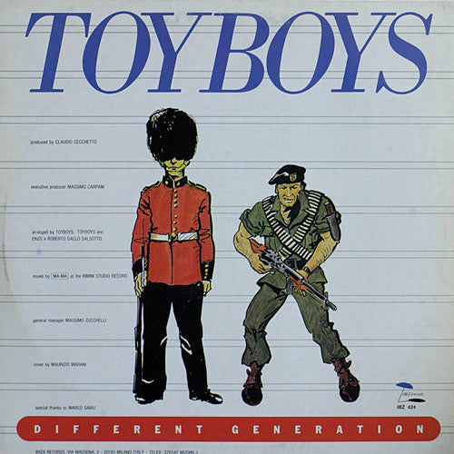 Toyboys – Different Generation (12", Italy - 1986)