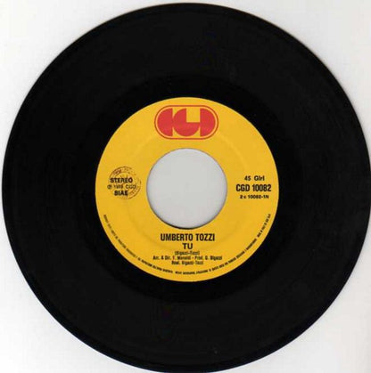 Umberto Tozzi – Tu (7", Italy - 1978)