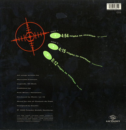 U96 – Night In Motion (12", Germany - 1993)