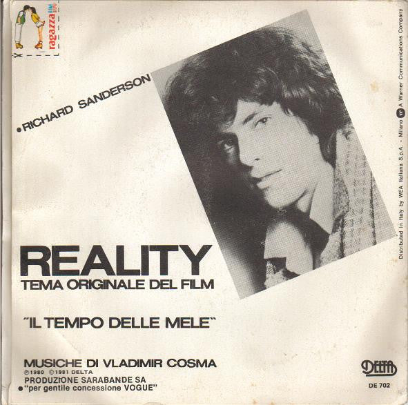 Richard Sanderson – Reality (7", Italy - 1981)
