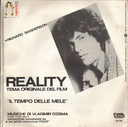 Richard Sanderson – Reality (7", Italy - 1981)
