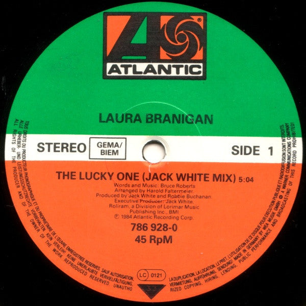 Laura Branigan – The Lucky One (Like A Wild Bird Of Pray) (Dance Mixes) (12", Europe - 1984)
