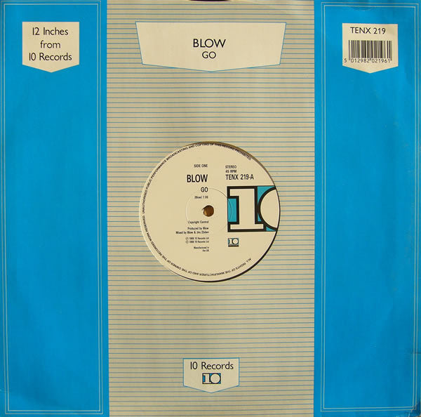 Blow – Go (12", UK - 1988)