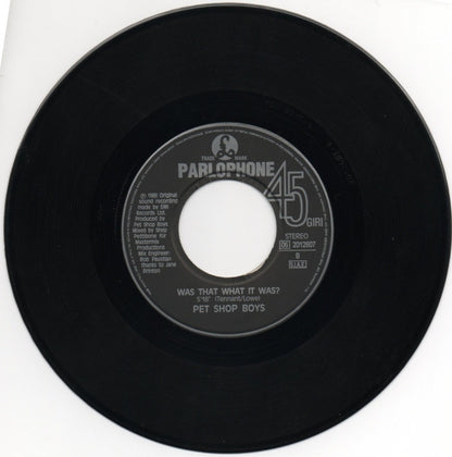Pet Shop Boys – Opportunities (Let's Make Lots Of Money) (7", Italy - 1986)