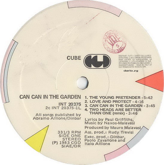 Cube (2) – Can Can In The Garden (LP, Album, Italy - 1983)