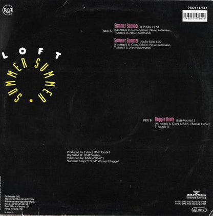 Loft – Summer Summer (12", Germany - 1993)