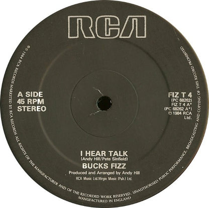 Bucks Fizz – I Hear Talk (12", UK - 1984)