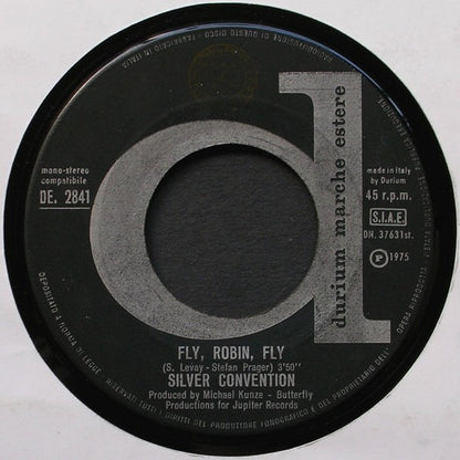 Silver Convention – Fly, Robin, Fly / Tiger Baby (7", Italy - 1975)