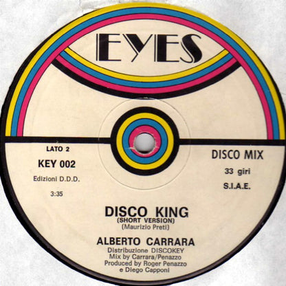 Carrara – Disco King (12", Italy - 1983)