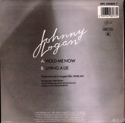 Johnny Logan – Hold Me Now (7", Europe - 1987)