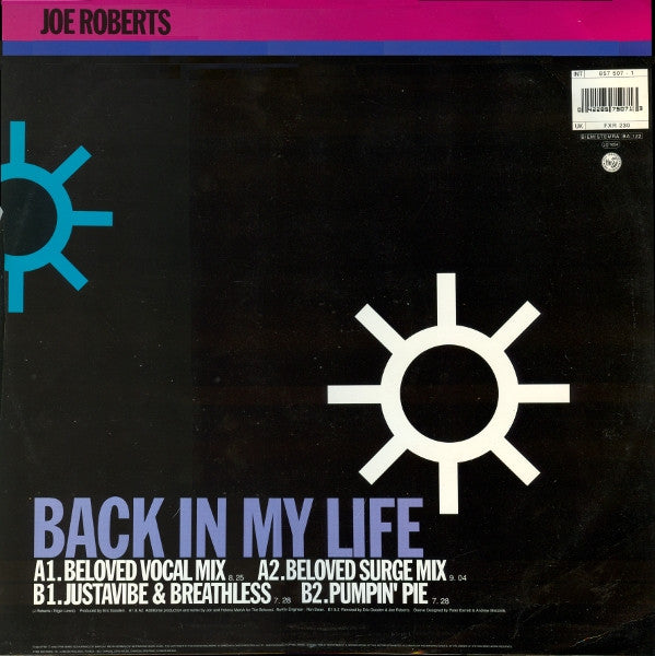 Joe Roberts – Back In My Life (The Beloved And Sweet Mercy Mixes) (12", UK & Europe - 1994)